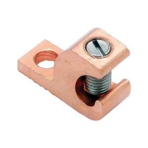 Burndy CL501 Unplated Copper CL50-1 Open Face Direct Burial Lay-In Lug 14-4-AWG QIKLUG