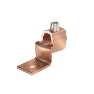 Burndy KLU35 Copper Alloy Type KLU Non-Plated Offset Tongue Terminal 14-6-AWG Copper Scrulug