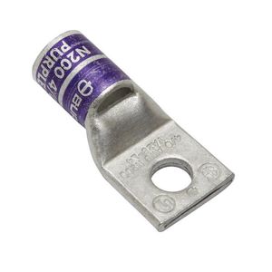 Burndy YA28 Electro Tin Plated Copper 1-Hole YA Uninsulated Compression Lug 4/0-AWG 1/2-Inch Hylug