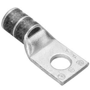 Burndy YA4CL-BOX Electro Tin Plated Copper 1-Hole YA-L Compression Lug 4-AWG 1/4-Inch Hylug