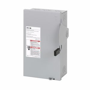 Eaton DG221NGB 3-Wire 2-Pole Fusible B Series General-Duty Safety Switch 240-Volt AC 30-Amp NEMA 1