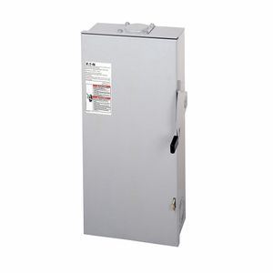 Eaton DG223URB 2-Wire 2-Pole Non-Fusible B Series General-Duty Safety Switch 240-Volt AC 100-Amp NEMA 3R