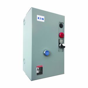 Eaton ECC03C1A4A Non-Combination Electrically Held Enclosed Lighting Contactor 4-Pole 30-Amp NEMA 1