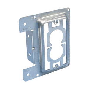 Erico MP1S Pre-Galvanized Steel Wallmount 1-Gang Low Voltage Mounting Plate Caddy