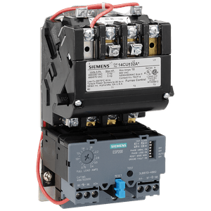 Siemens 14CUB32AA 3-Pole Non-Reversing Combination Full Voltage Motor Starter NEMA 0 600-Volt AC Maximum 0.75 - 3.4-Amp