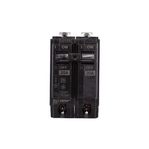 GE Industrial THQB2120 Bolt-On Mount Type THQB Miniature Circuit Breaker 2-Pole 20-Amp 120/240-Volt AC