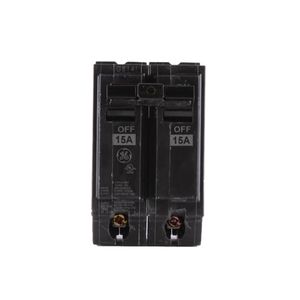 GE Industrial THQL2115 Plug-In Mount Type THQL Feeder Molded Case Circuit Breaker 2-Pole 15-Amp 120/240-Volt AC