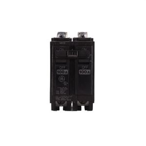 GE Industrial THQB21100 Bolt-On Mount Type THQB Miniature Circuit Breaker 2-Pole 100-Amp 120/240-Volt AC