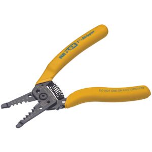 Ideal Industries 45-618 Locking Pawl Wire Stripper 14-8-AWG 16-8-AWG Yellow Reflex Super T-Stripper