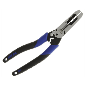 Ideal Industries 45-112 Forged Heavy Duty Wire Stripper 12/2-AWG 14/2-AWG 12-AWG and 14-AWG 9-Inch Ergonomic Smart-Grip Textured Handle