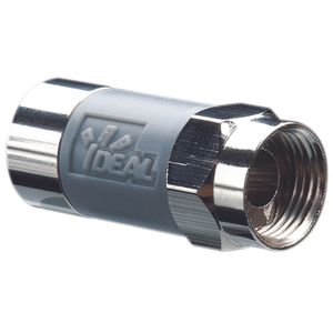 Ideal Industries 85-068 F-Type Tool Less Compression Connector RG-6 Gray TLC