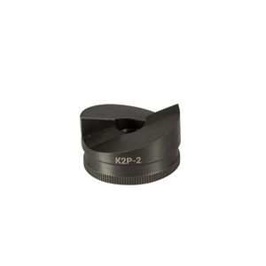 Greenlee K2P-2 10 Gauge Mild Steel or 12 Gauge Stainless Steel Round Knockout Punch 2-Inch Slug-Buster