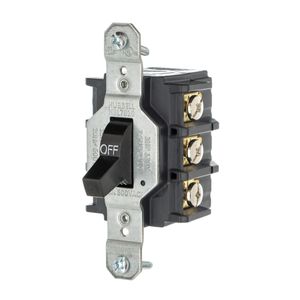 Hubbell-Wiring HBL7810 3-Pole 3PST Manual Motor Controller Disconnect Switch 600-Volt AC 30 Amp Circuit-Lock