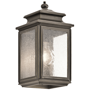 Kichler 49501OZ Wall Fixture 100-Watt 120-Volt Olde Bronze Wiscombe Park