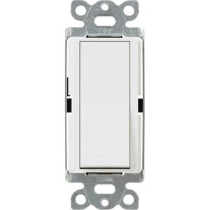 Lutron CA-1PS-WH 120/277-Volt 15-Amp 1-Pole Mechanical Switch White Diva