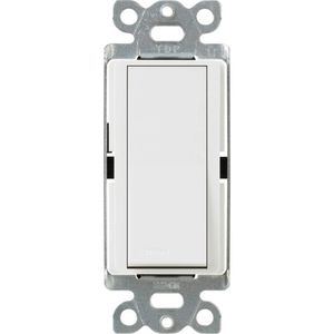 Lutron CA-3PS-WH 120/277-Volt 15-Amp 3-Way Mechanical Switch White Diva