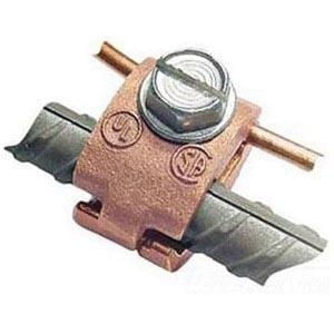 Greaves J30-DB Bronze Rebar Ground Clamp #4 Rebar 8-AWG Solid - 4-AWG Stranded Jones Bond