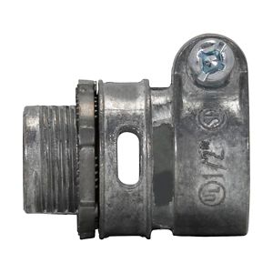 Crouse-Hinds 709DC Die Cast Zinc Non-Insulated Straight Connector 3/4-Inch