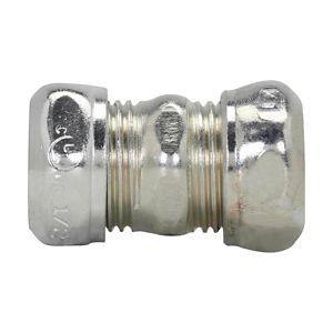 Crouse-Hinds 662 Zinc Plated Steel EMT Compression Coupling 1-Inch