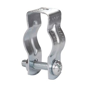 Crouse-Hinds 2-B Steel Cable And Conduit Hanger With Extruded Hole And Bolt 1-Inch EMT 1-Inch Rigid