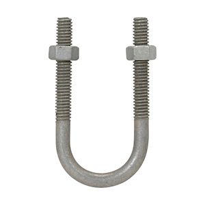 Crouse-Hinds UBM300HD Electrogalvanized Malleable Iron Heavy-Duty Conduit U-Bolt With Hexagonal Nut 3-Inch