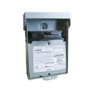 Milbank U3802 2-Pole 1-Phase Non-Fusible Air Conditioner Disconnect Switch 240-Volt AC 60-Amp NEMA 3R