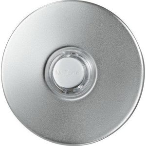 Nutone PB41LSN Lighted Round Stucco Door Chime Pushbutton Satin Nickel