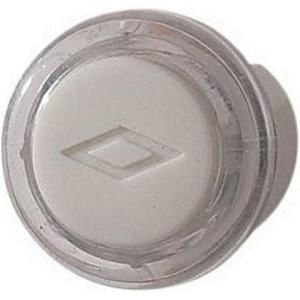 Nutone PB18LWHCL Lighted Round Door Chime Pushbutton Clear/White