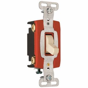 Pass & Seymour CSB20AC4-I 120/277-Volt AC 20-Amp 4-WayToggle 4-Way Specification Grade Hard Use Switch Ivory