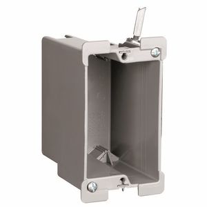 Pass & Seymour S1-18-W Plastic 1-Gang Old Work Switch And Outlet Box 2-1/4-Inch x 3-3/4-Inch x 3-1/32-Inch 18-Cubic-Inch Slater