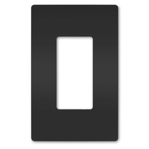 Pass & Seymour RWP26BK Polycarbonate Device Mount Standard Size 1-Gang Screwless Wallplate Black Radiant