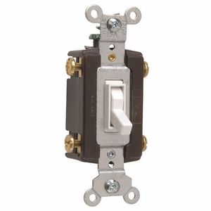 Pass & Seymour 664-WG 120-Volt AC 15-Amp 4-Way Toggle Switch White TradeMaster