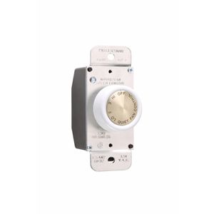 Pass & Seymour 94004-W 120-Volt 1.5-Amp 4-Speed Specification/Residential Grade Rotary Fan Speed Control White TradeMaster