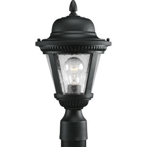 Progress Lighting P5445-31 1-Light Post Lantern 100-Watt 120-Volt Textured Black Painted Westport