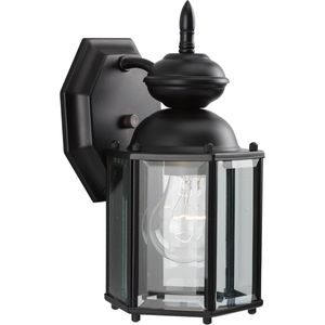 Progress Lighting P5756-31 1-Light Wall Lantern 100-Watt 120-Volt Black Painted BrassGUARD