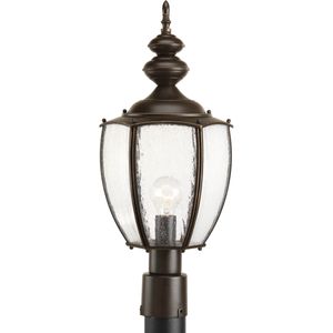 Progress Lighting P6417-20 1-Light Solid Post Lantern 100-Watt 120-Volt Antique Bronze Painted Roman Coach