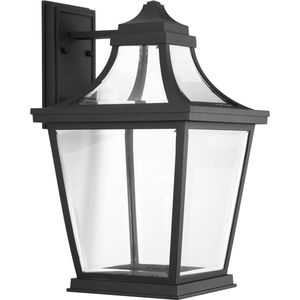 Progress Lighting P6058-3130K9 1-Light Large Wall Lantern 9-Watt 120-Volt Black Powder Coated Endorse