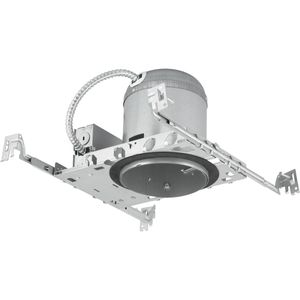 Progress Lighting P851-ICAT 5-Inch New Construction Recessed Air-Tight IC Housing E26 Medium Lamp Recessed