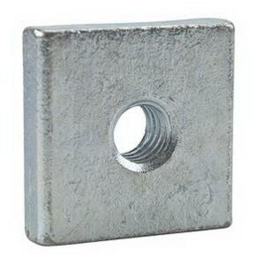 Thomas & Betts B914-3/8 Galv-Krom Steel Channel Square Nut Without Spring 3/8-Inch Kindorf