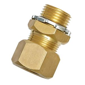 Sepco KC2ST Brass Grounding And Bonding Connector 2-AWG Stranded Kenny Clamp