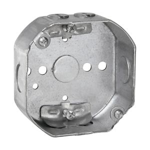 Crouse-Hinds TP298 Steel Standard Outlet Box 4-Inch x 4-Inch x 1-1/2-Inch 15.5-Cubic-Inch