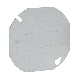 Crouse-Hinds TP322 Steel Flat Box Cover 4-Inch x 4-Inch