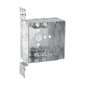 Crouse-Hinds TP440 Steel Deep Outlet Box 4-Inch x 4-Inch x 2-1/8-Inch 30.3-Cubic-Inch