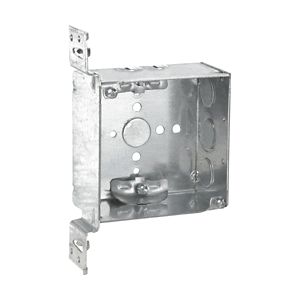 Crouse-Hinds TP452 Steel Deep Outlet Box 4-Inch x 4-Inch x 2-1/8-Inch 30.3-Cubic-Inch