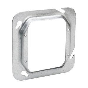 Crouse-Hinds TP586 Steel 2-Gang Outlet Box Cover 4-11/16-Inch x 4-11/16-Inch x 3/4-Inch