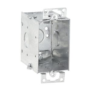 Crouse-Hinds TP662 Steel 1-Gang Gangable Switch Box 2-Inch x 3-Inch x 2-3/4-Inch 14-Cubic-Inch