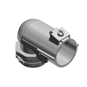 Thomas & Betts 327-TB Malleable Iron Non-Insulated Throat 90-Degree Connector 1-1/4-Inch Tite-Bite