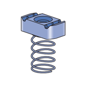 Unistrut P1008EG Electrogalvanized Steel Channel Nut With Spring 3/8-Inch