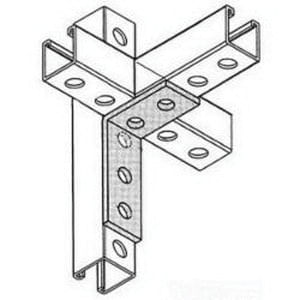 Versabar VF-2502-B Electrogalvanized Steel 5-Hole 90-Degree Corner Connector