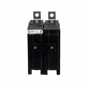 Eaton QBHW2020 Bolt-On Mount Type QBHW Industrial Miniature Circuit Breaker 2-Pole 20-Amp 120/240-Volt AC Quicklag